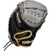 image:imageWilson Spring 2025 A2000 Fastpitch GlovesBlackGreyMetallic Gold