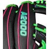 image:imageWilson Summer 2025 A2000 Baseball GlovesBlackNeon GreenFlamingo