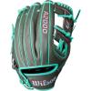 image:imageWilson Summer 2025 A2000 Baseball GlovesCharcoalSeafoamRed