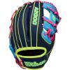 image:imageWilson Winter 2025 A2000 Baseball GlovesNavySky Blue Optic Yellow