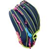image:imageWilson Winter 2025 A2000 Baseball GlovesNavySky Blue Optic Yellow
