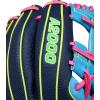 image:imageWilson Winter 2025 A2000 Baseball GlovesNavySky Blue Optic Yellow