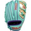 image:imageWilson Winter 2025 A2000 Baseball GlovesSeafoamBlondePurple