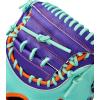 image:imageWilson Winter 2025 A2000 Baseball GlovesSeafoamPurpleOrange