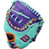 image:imageWilson Winter 2025 A2000 Baseball GlovesSeafoamPurpleOrange