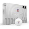 image:imageWILSON 2025 Duo Soft NFL Golf Ball  12 Balls White Atlanta FalconsPittsburgh Steelers