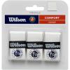 image:imageWILSON RolandGarros Tennis Overgrip  3 Pack WhiteNavy