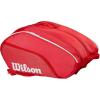 image:imageWILSON Tour Red Padel Bag  RedWhite Holds up to 6 Padel Rackets