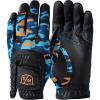 image:imageWilso Staff Junior Fit All Camo Golf GloveOrangeBlue