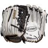 image:imageWilson 2022 A1000 T125 125 Fastpitch Outfield Glove  Right Hand Throw WhiteBlackMetallic Gold