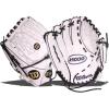 image:imageWilson 2022 A1000 V125 125 Fastpitch Outfield Glove  Left Hand Throw BlackWhiteMetallic Gold