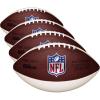 image:imageWilson NFL Mini Autograph Football  Mini BrownWhiteMini Pack of 4