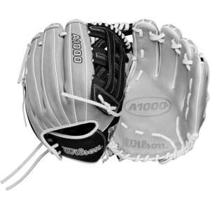 image:imageWILSON 2024 A1000 Infield Fastpitch Softball Gloves  1175 and 12 Right Hand ThrowSilverBlackWhite