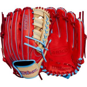image:imageWILSON 2024 A1000 Outfield Baseball Gloves  1225 and 125RedBlondeBlue