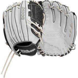 image:imageWILSON 2024 A1000 P12 12 Pitchers Fastpitch Softball Glove  WhiteGreyRight Hand Throw