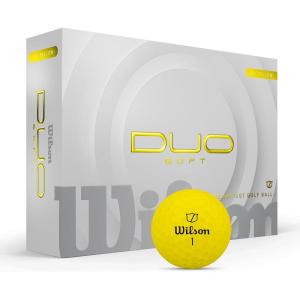 image:imageWILSON 2025 Duo Soft Golf Balls  12 BallsYellow