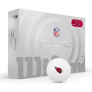 image:imageWILSON 2025 Duo Soft NFL Golf Ball  12 Balls White Atlanta FalconsArizona Cardinals
