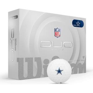 image:imageWILSON 2025 Duo Soft NFL Golf Ball  12 Balls White Atlanta FalconsDallas Cowboys