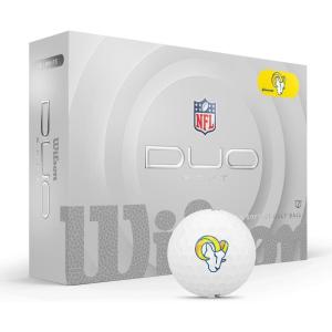 image:imageWILSON 2025 Duo Soft NFL Golf Ball  12 Balls White Atlanta FalconsLos Angeles Rams
