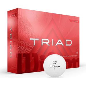 image:imageWILSON 2025 Triad Golf Balls  White 12 BallsWhite