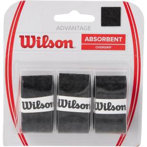 image:imageWILSON Advantage Tennis Racquet Over Grip Pack of 3Black