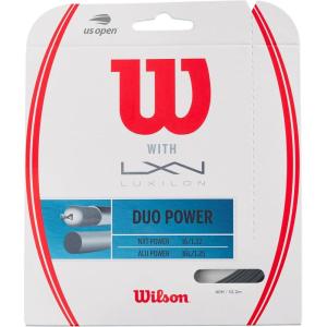 image:imageWILSON Duo Tennis String  Set Yellow Bronze and GreyGrey