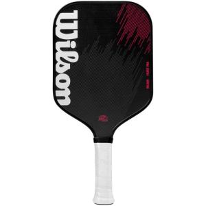 image:imageWILSON Fierce Series 13mm Pickleball Paddles  Grip Size 24 14BlackWhiteRed