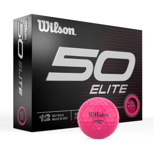 image:imageWILSON Fifty Elite 12 Pack Golf BallsPink