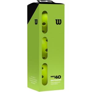 image:imageWILSON Max 40 Outdoor Pickleball Ball  3 Balls Green