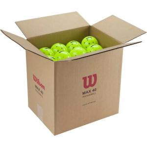 image:imageWILSON Max 40 Outdoor Pickleball Ball  48 Balls Green