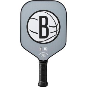 image:imageWILSON NBA Collection Fierce Team Pickleball Paddles  Grip Size 24 14Brooklyn Nets