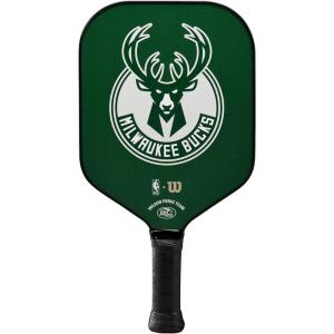 image:imageWILSON NBA Collection Fierce Team Pickleball Paddles  Grip Size 24 14Milwaukee Bucks