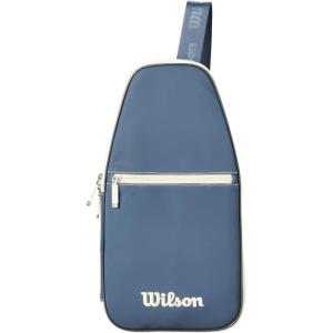 image:imageWILSON Pickleball Soft Cover Bag  Holds 1 Pickleball Paddle BlueCream