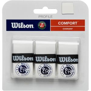 image:imageWILSON RolandGarros Tennis Overgrip  3 Pack WhiteNavy