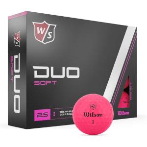 image:imageWILSON Staff Duo Soft Golf Balls  12 Pack Pink