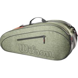 image:imageWILSON Team Tennis Racket Bag  Heather Green and Heather GreyHeather Green