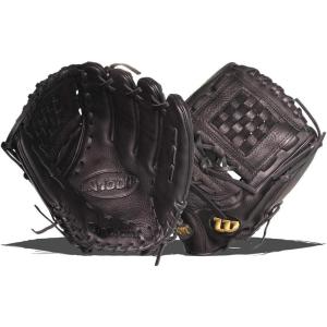 image:imageWilson 2022 A1000 P12 12 Fastpitch Pitchers Glove  Right Hand Throw BlackMetallic GoldWhite