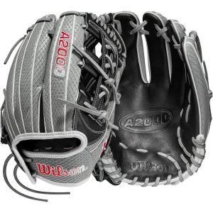 image:imageWilson 2023 A2000 FP75SS Fastpitch Glove  1175 Right Hand Throw Infield GreyBlack