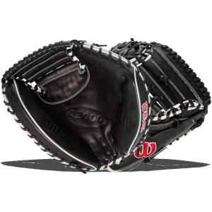 image:imageWilson A2000 Catchers Mitts  33 335 and 34BlackWhiteRed