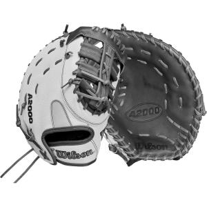 image:imageWilson A2000 Fastpitch First Base MittsWhiteCoal