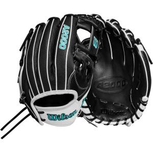 image:imageWilson A2000 Infield Fastpitch GlovesBlackWhiteTeal