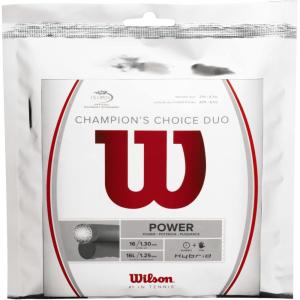 image:imageWilson Champions Choice Duo Tennis String  Set GreyWhiteNatural