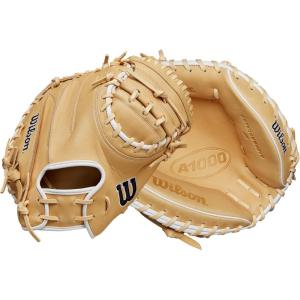 image:imageWilson Fall 2024 A1000 CM33 33 Baseball Catchers Mitt  BlondeBlackWhite Right Hand Throw