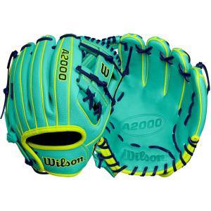 image:imageWilson Fall 2024 A2000 Baseball GlovesSeafoamOptic Yellow