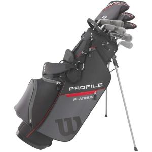 image:imageWilson Mens Profile Platinum Complete Golf Club Package Set  Right Handed Stand BagTall Carry