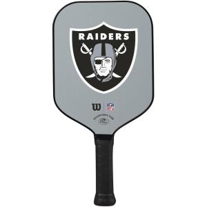 image:imageWilson NFL Collection Fierce Team Pickleball Paddles  Grip Size 24 14Las Vegas Raiders