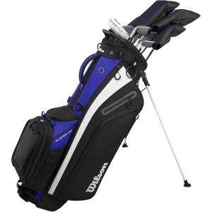 image:imageWilson PlayerFit Complete Golf Set with Carry Bag  Mens Steel Golf ClubsMens Left Hand