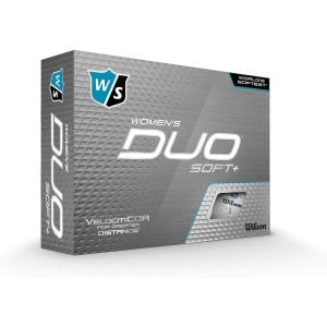 image:imageWilson Staff Golf Balls Duo Soft 12 Balls White TwoPiece Premium Golf Ball