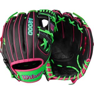 image:imageWilson Summer 2025 A2000 Baseball GlovesBlackNeon GreenFlamingo