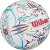 image:imageWILSON Graffiti Peace Volleyball  Official SizeWhiteBlue